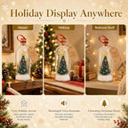（B2G1 Free）2026 Recordable Christmas Tree Message Bottle Xmas Holiday Keepsake Christmas Props Christmas Ornament Christmas Tree Ornaments