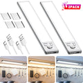 ✨Under Cabinet Lights,Motion Sensor Night Light Indoor,1500mAh USB Rechargeable Light,Magnetic Installation Dimmable Lights for Kitchen,Wardrobe,Pantry, Closet,Bathroom,Stairs,Sink Cabinet,Garage