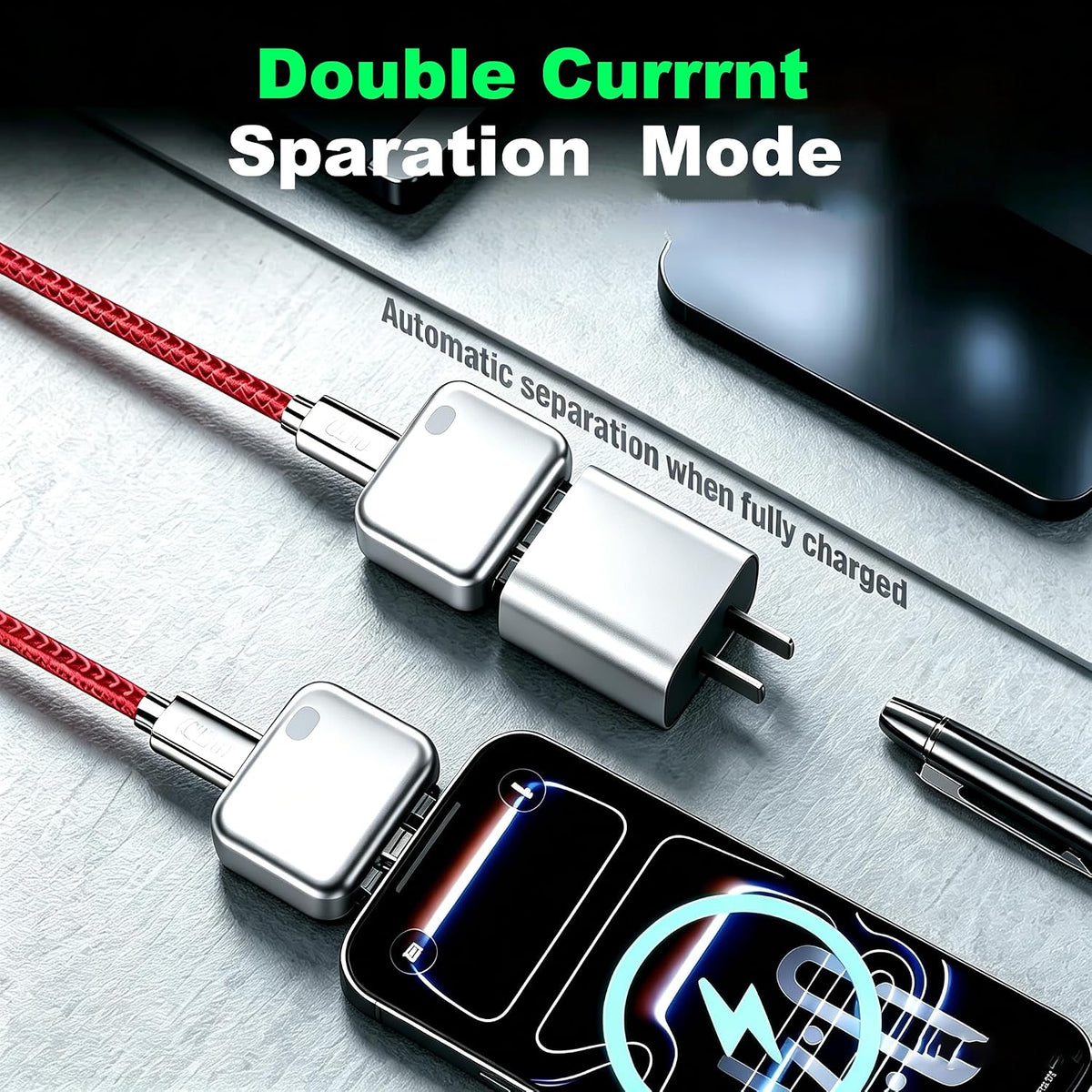 140W Smart Auto‑Stop USB‑C Fast Charger | Physical Hardware Cut‑Off, Prevent Over‑Charging, Extend Battery Life for Phone, Tablet & USB‑C Devices