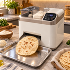 🥞 FreshPress™ Automatic Flatbread Maker | One-Touch Roti, Tortilla & Chapati Machine