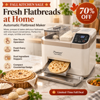 🥞 FreshPress™ Automatic Flatbread Maker | One-Touch Roti, Tortilla & Chapati Machine