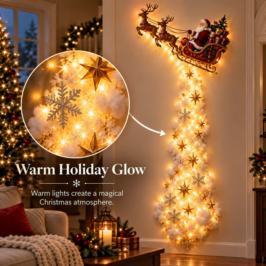 🎅 Christmas Early Discount 59% Off 🎁✨ Christmas Magic Trail Wall Light - A Little Christmas Magic, Right on Your Wall