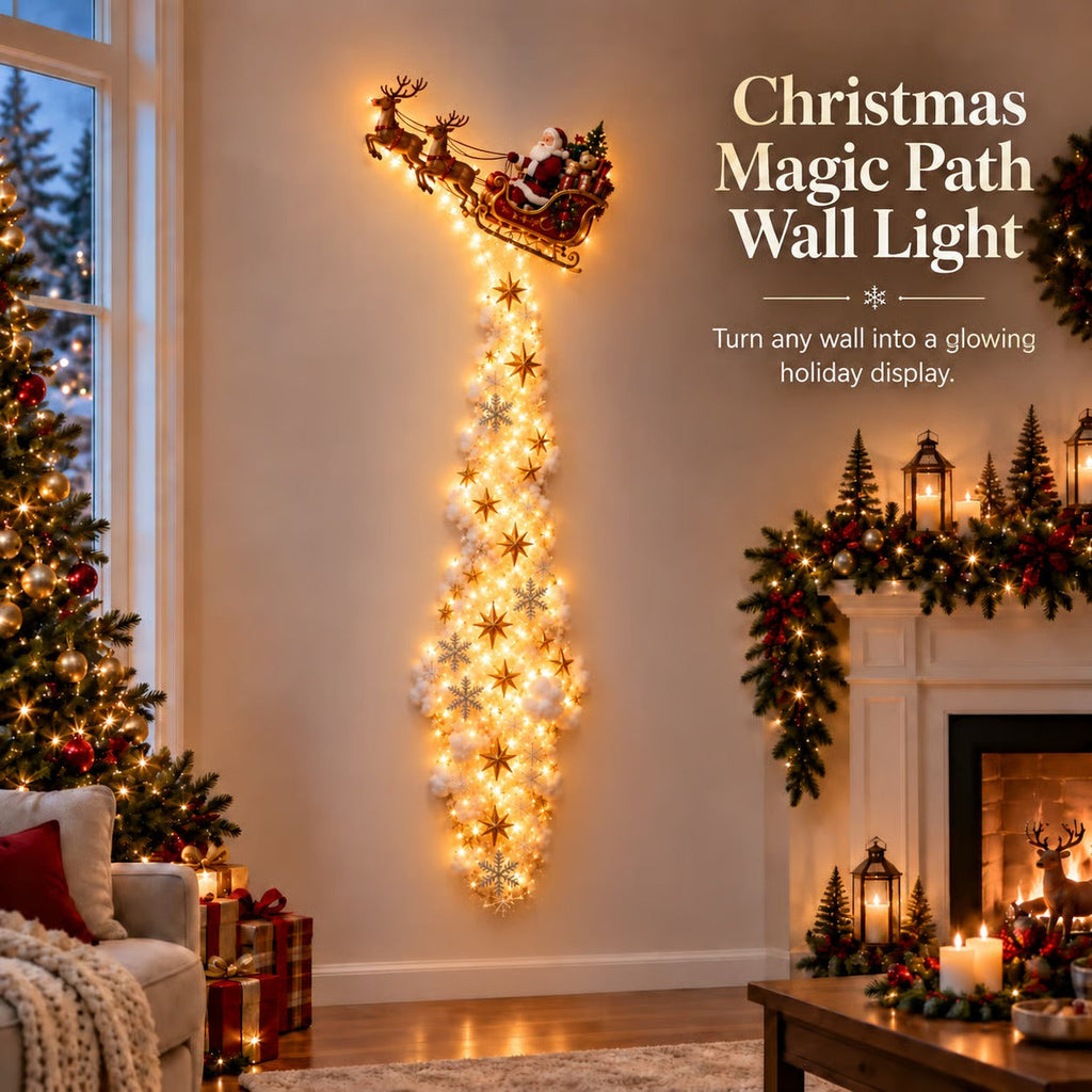 🎅 Christmas Early Discount 59% Off 🎁✨ Christmas Magic Trail Wall Light - A Little Christmas Magic, Right on Your Wall