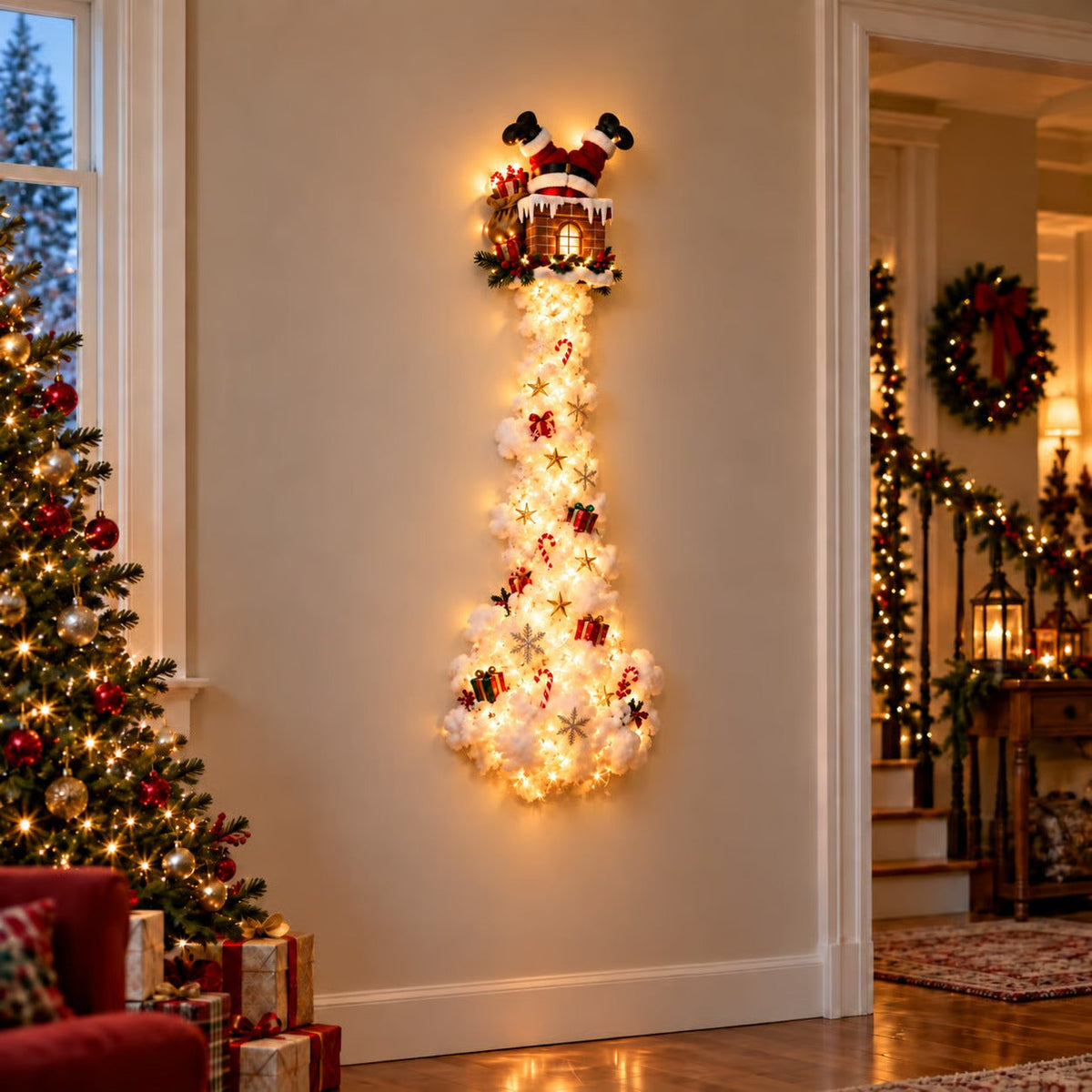 🎅 Christmas Early Discount 59% Off 🎁✨ Christmas Magic Trail Wall Light - A Little Christmas Magic, Right on Your Wall