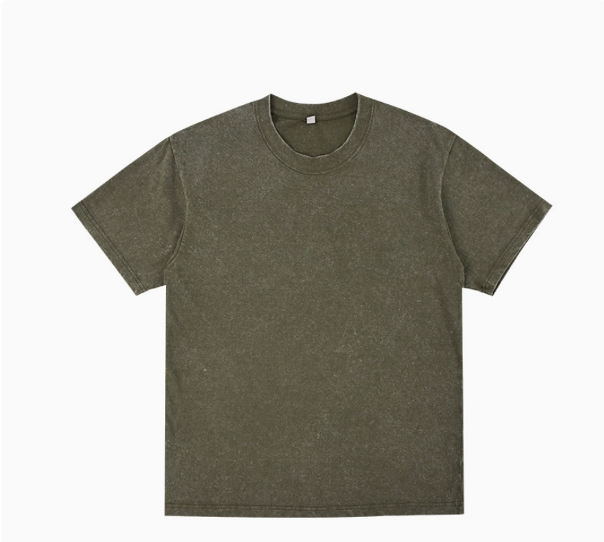 ✨Big Discount✨3 Pack Acid Wash Oversized T Shirt Unisex Cotton Crew Neck Casual Streetwear Basic Tops