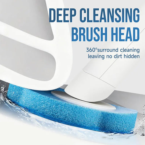 💥Exclusive Limited Deal｜Wall Mount Disposable Toilet Brush Set ✧Built-in Detergent No-Touch Disposable Scrubber
